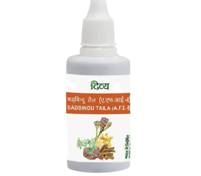 Масло Шадбинду от насморка и гайморита / Divya Patanjali Shadbindu Taila, 30 мл