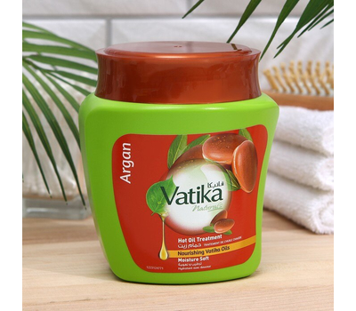Маска для волос с маслом АРГАНА, Дабур Ватика / Dabur Vatika Argan Hair Mask, 500 гр.