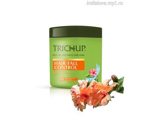 Маска для волос, КОНТРОЛЬ ВЫПАДЕНИЯ, Васу Тричуп ( Trichup Hair Mask HAIR FALL CONTROL Hot Oil Treatment Vasu ) 500 мл