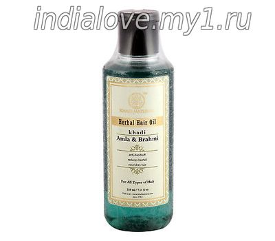 Масло для волос Амла & Брами от Кхади / Khadi Amla Brahmi Oil 210 ml