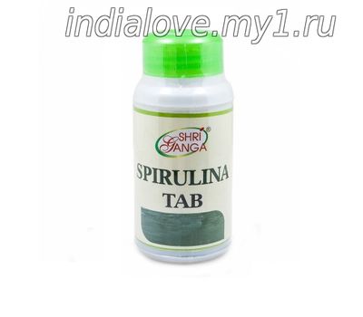 Спирулина / Spirulina tablets, Shri Ganga, 60 таблеток