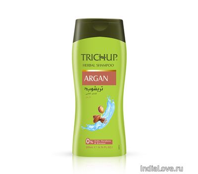 Шампунь с Маслом Арганы, Тричуп, Васу / Trichup Shampoo ARGAN, Vasu , 200 мл.