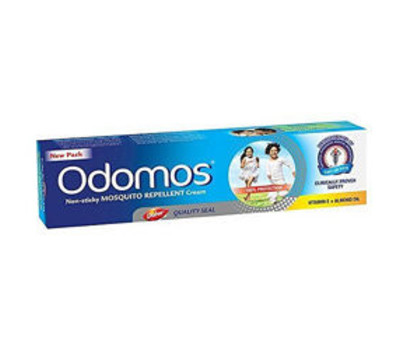 Антимоскитный крем Одомос, Дабур; Odomos mosquito repellent cream, 50гр