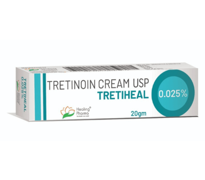 Третиноин крем 0,025% Третихил / TRETIHEAL Tretinoin Cream USP 0.025% , Healing Pharma, 20 гр