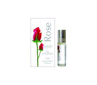 Индийские масляные духи Роза Мумтаз Ашан / MUMTAZ AHSAN ROSE PERFUME 6ML