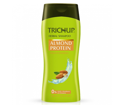 Шампунь на основе трав, МИНДАЛЬНЫЙ ПРОТЕИН, Тричуп Васу /Trichup Herbal Shampoo ALMOND PROTEIN, Vasu, 200 мл