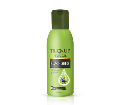 Масло для волос ЧЕРНЫЕ СЕМЕНА, Питание и защита, Васу Тричуп / Trichup Hair Oil BLACK SEED, Vasu 200 мл