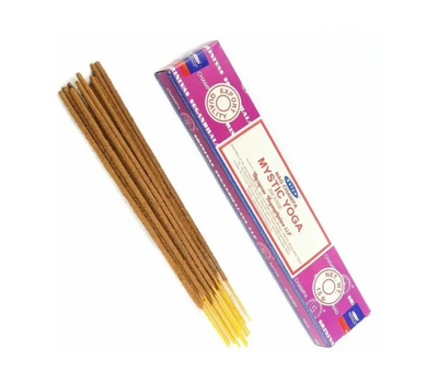 Nag Champa MYSTIC YOGA Incense, Satya (Благовония НАГ ЧАМПА МИСТИЧЕСКАЯ ЙОГА, Сатья), 15 г.