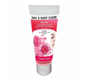Пенка для умывания РОЗА Сияние и Блеск, Дэй Ту Дэй Кэр / Face Wash ROSE Fairness, Day 2 Day Care, 50 мл.