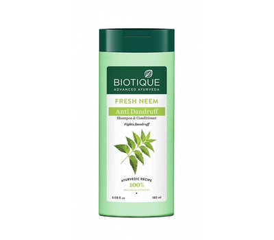 FRESH NEEM, Anti Dandruff Shampoo & Conditioner, Biotique (СВЕЖИЙ НИМ Шампунь-кондиционер от перхоти, Биотик), 180 мл.