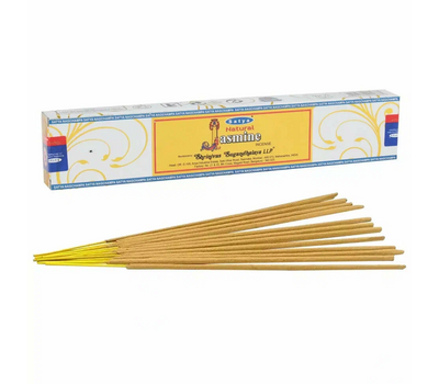 NATURAL JASMINE Incense, Satya (Благовония НАТУРАЛЬНЫЙ ЖАСМИН, Сатья), 15 г.