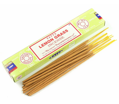 LEMON GRASS Incense, Satya (Благовония ЛЕМОНГРАСС, Сатья), 15 г.