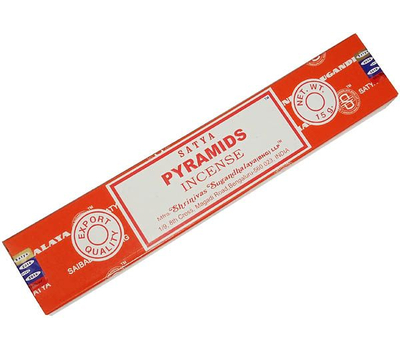 PYRAMIDS Incense, Satya (Благовония ПИРАМИДЫ, Сатья), 15 г.