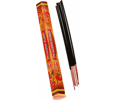 Hem Incense Sticks DRAGONS BLOOD (Благовония КРОВЬ ДРАКОНА, Хем), уп. 20 палочек.