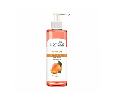 Освежающий гель для душа Абрикос, Биотик / APRICOT Refreshing Body Wash, Biotique, 200 мл.