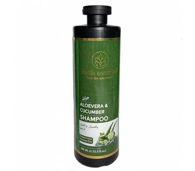 Шампунь Алое Вера и Огурец для смягчения и увлажнения волос, Ведик Эссенс /ALOE VERA & CUCUMBER Shampoo, Vedik Essence , 400 мл.